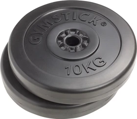 Gymstick Vinyl Hantelscheibe 2x 10kg