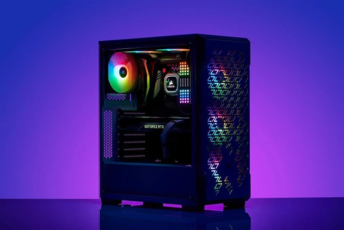 Corsair iCue 220T RGB Airflow, weiß, Glasfenster
