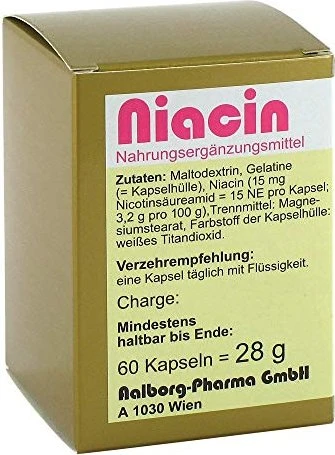 FBK-Pharma Niacin Kapseln, 60 Stück