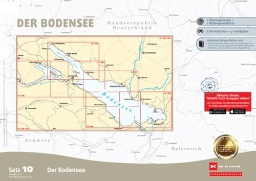Delius Klasing Sportbootkarten Satz 10: Bodensee (deutsch) (PC)