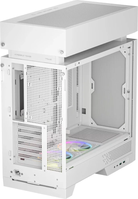 DeepCool CL660, weiß/braun, Glasfenster
