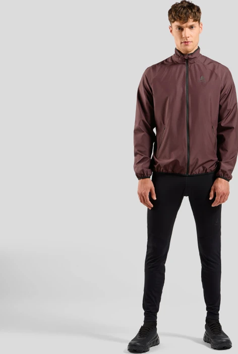 Odlo Essential Light Laufjacke fudge (Herren)