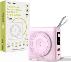 Mobile Origin Powerbank Lightning/USB-C Cable MagSafe 10000mAh pink