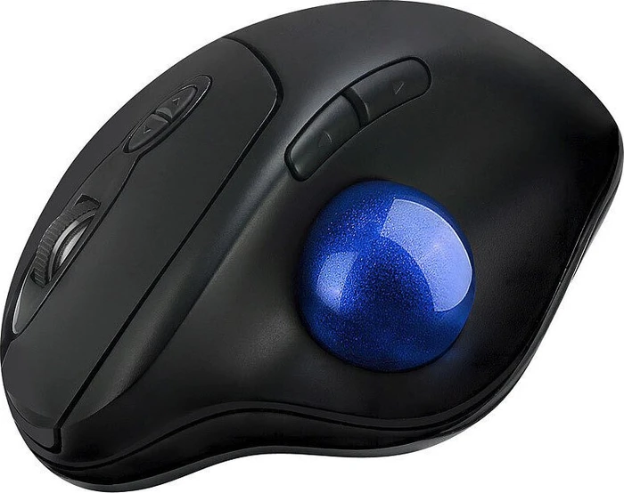 Mod-it ZX8272 Kabellose Trackball-Maus mit 7 Tasten, Bluetooth