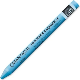Caran d'Ache Neocolor II Aquarelle Wachskreide, hellblau, 10er-Pack