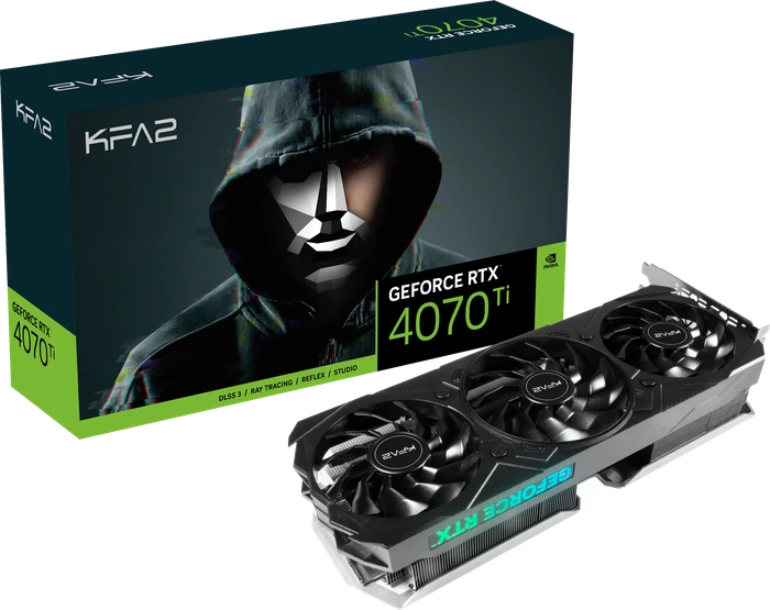 KFA2 GeForce RTX 4070 Ti EX Gamer, 12GB GDDR6X, HDMI, 3x DP