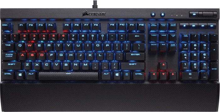 Corsair Gaming K70 LUX RGB, MX SILENT RGB RED, USB, DE