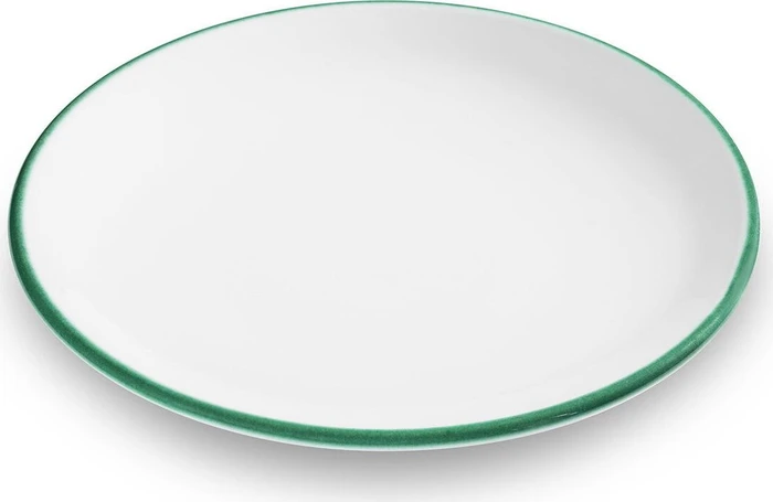 Gmundner Keramik Grüner Rand Dessertteller Cup 20cm