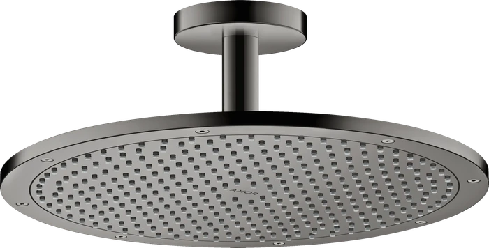 Hansgrohe Axor ShowerSolutions Kopfbrause 350 1jet mit Deckenanschluss polished black chrome