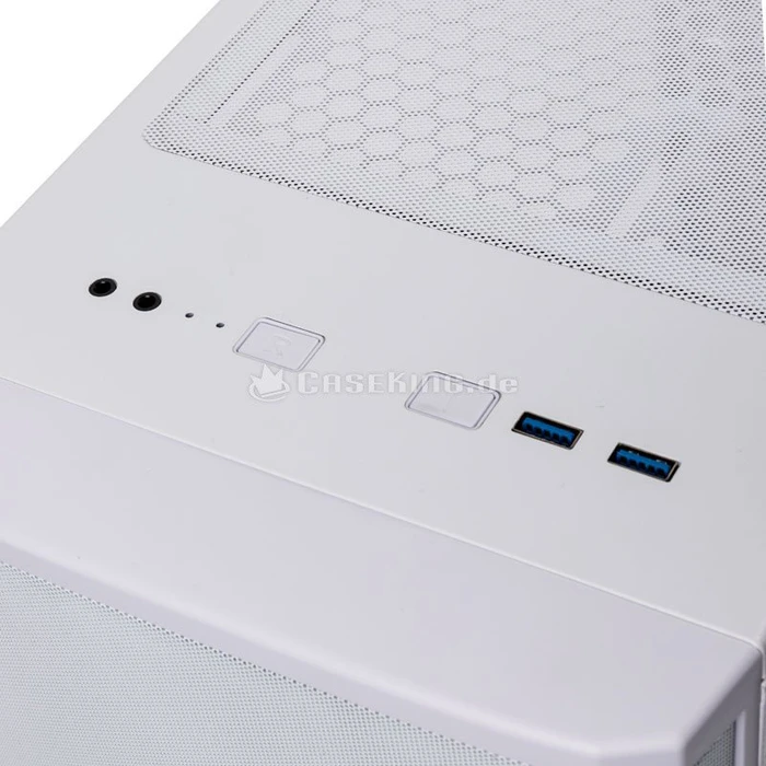 BitFenix Nova Mesh TG weiß, Glasfenster