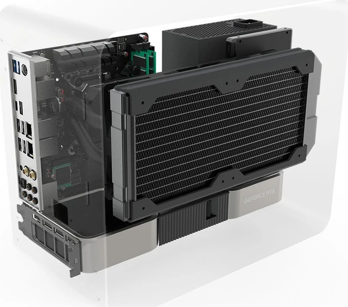 Streacom DA2 [V2], schwarz, Mini-ITX