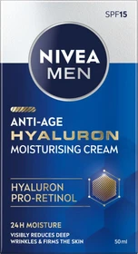 Nivea MEN Anti-Age Hyaluron Feuchtigkeitscreme LSF15, 50ml