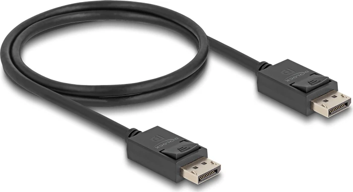 DeLOCK Coaxial DisplayPort 2.1 Kabel DP80 schwarz, 1m