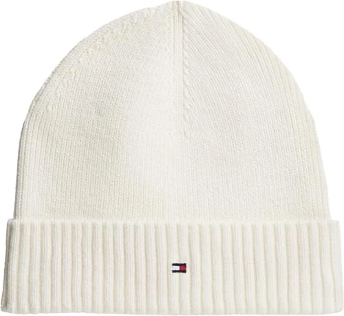 Tommy Hilfiger Flag Kaschmir Beanie beige