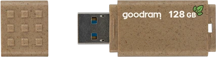 goodram UME3 ECO FRIENDLY 128GB braun, USB-A, USB 3.2 Gen 1×1