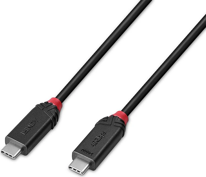 Lindy Black Line, 240W, schwarz, 2m (verschiedene Markenbezeichnungen)