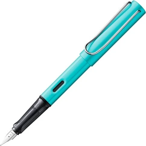 Lamy AL-star blue green, rechte Hand, breit