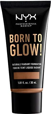 NYX Born To Glow Naturally Radiant Foundation mahogany, 30ml