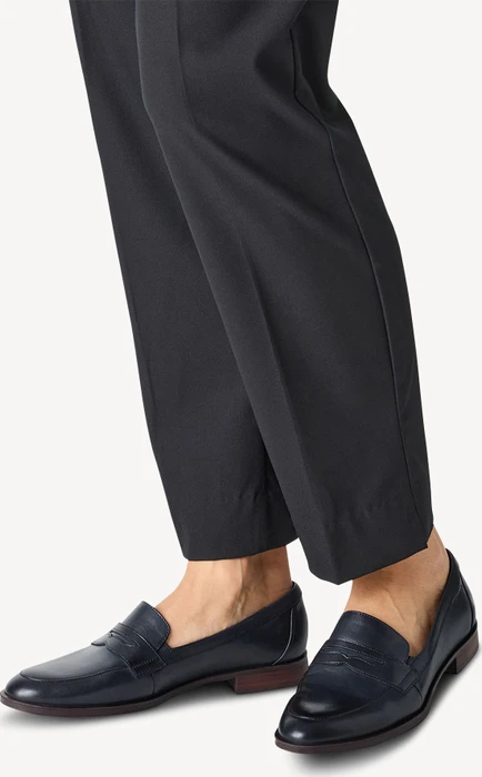 Tamaris Lederslipper blau (Damen)