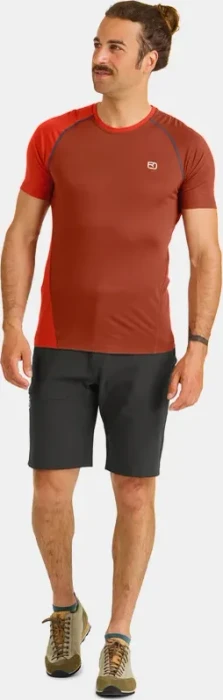 Ortovox 120 Cool Tec Fast Upward Funktionsshirt kurzarm clay orange (Herren)
