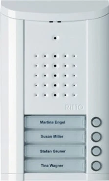 Ritto Entravox Audio Türstation 4 Teilnehmer, weiß