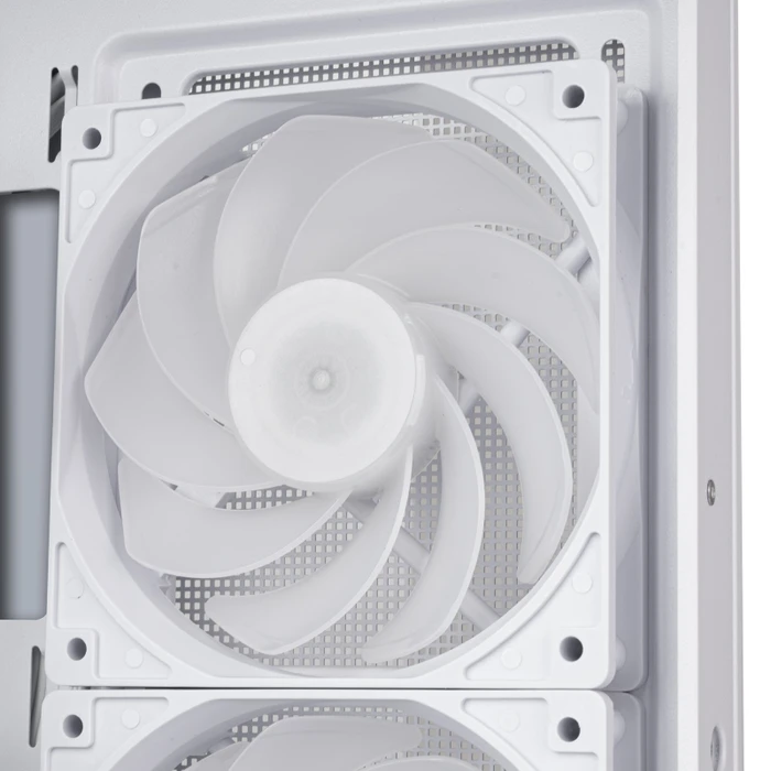 SilverStone Lucid 05, weiß, Glasfenster