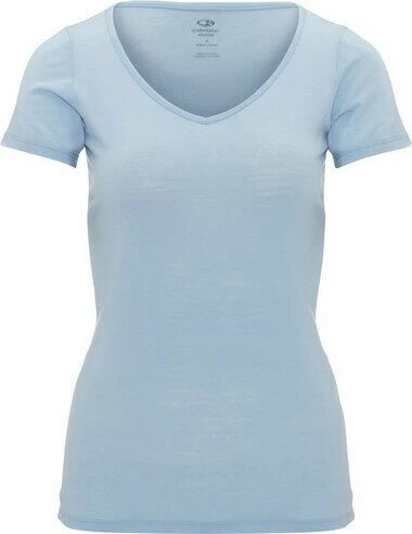 Icebreaker Siren Sweetheart Funktionsshirt kurzarm sky (Damen)