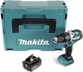 Makita DHP484T1J Akku-Schlagbohrschrauber inkl. MAKPAC + Akku 5.0Ah