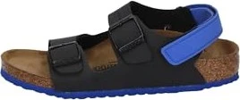 Birkenstock Milano Birko-Flor desert soil black/ultra blue (Junior)