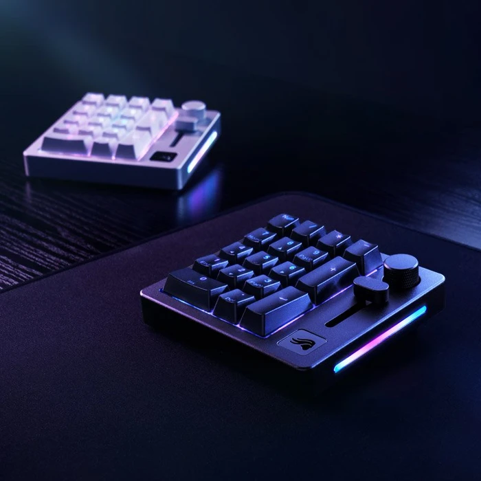 Glorious GMMK Wireless Numpad, schwarz, Glorious Fox Linear, hot-swap, USB-A/Bluetooth