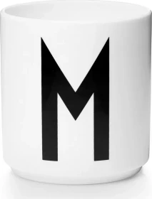 Design Letters Persönlicher Porzellanbecher A-Z Buchstabe M 250ml