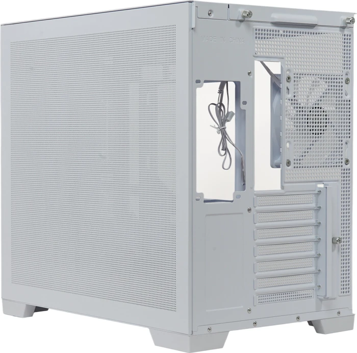 Silentware View A-RGB White, Glasfenster