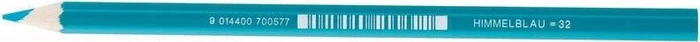 Jolly Supersticks Classics Buntstift himmelblau, Kartonetui, 12er-Pack (3000-0323)