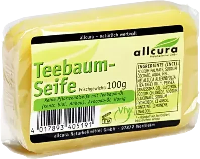 allcura Teebaum-Seife, 100g