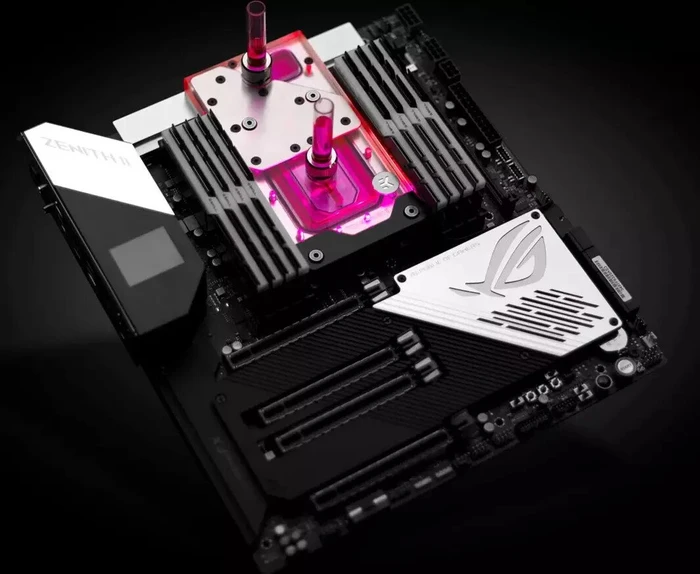 EK Water Blocks Quantum Line EK-Quantum Momentum ROG Zenith II Extreme D-RGB Monoblock, Nickel, Acryl