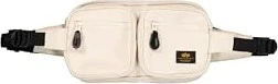 Alpha Industries Label Bauchtasche vintage white
