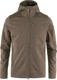 Fjällräven Keb Fleece Hoodie Funktionsjacke suede brown (Herren)