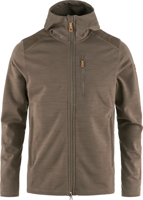 Fjällräven Keb Fleece Hoodie Funktionsjacke suede brown (Herren)