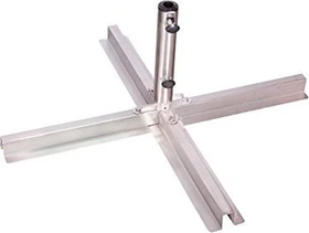 Doppler Plattenständer Edelstahl Mittelstockschirm bis 350cm