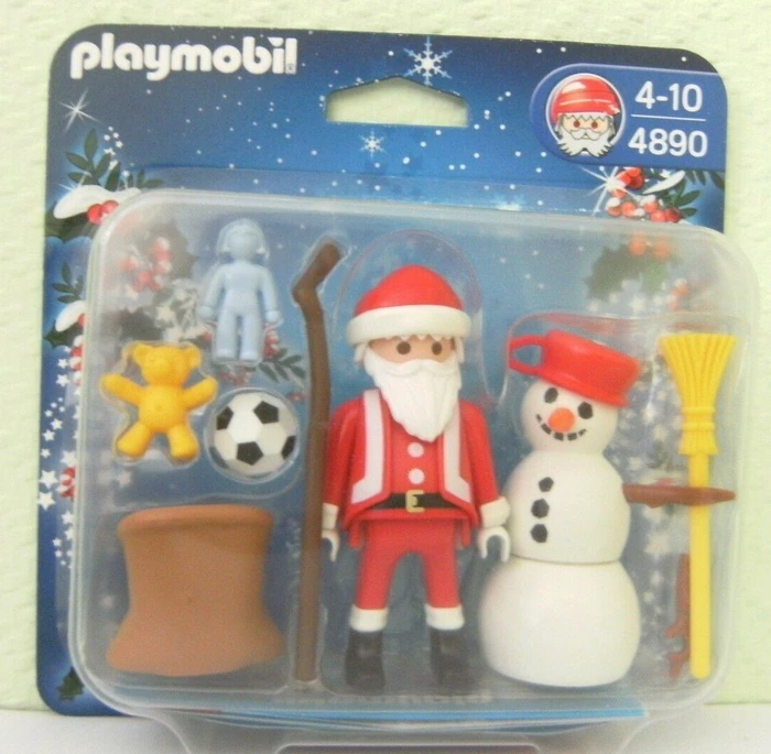 playmobil Weihnachten Nikolaus mit Schneemann