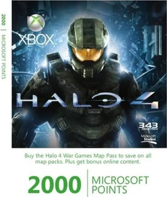 Microsoft Xbox Live Points Card - 2000 Punkte (Xbox One/Xbox 360)