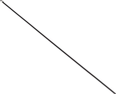 DeLOCK Edelstahl Kabelbinder, 4.6mm, 500mm, schwarz, 10 Stück