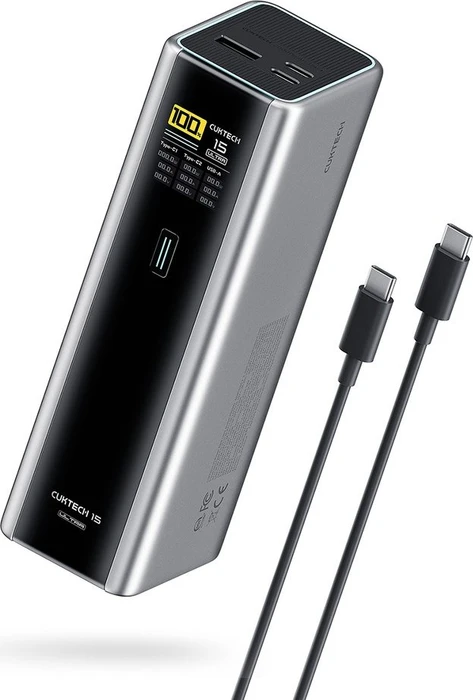 Cuktech Powerbank Ultra 20000mAh 165W grau/schwarz