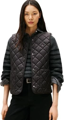 Tommy Hilfiger Padded Quilted Weste schwarz (Damen)