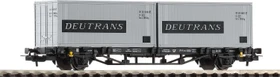 Piko - Spur H0 Güterwagen - Containertragwagen Lgs579 DR IV Deutrans