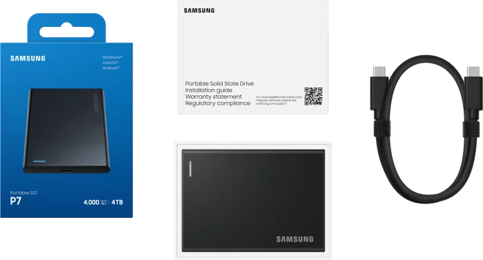 Samsung Portable SSD P7, 4TB, USB4