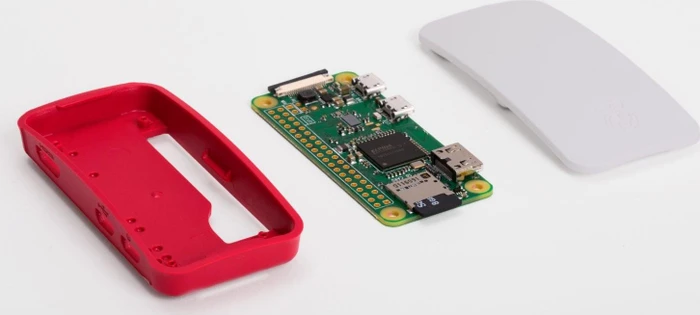 Raspberry Pi Raspberry Pi offizielles Gehäuse für Raspberry Pi Zero, rot/weiß