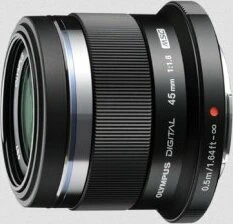 Olympus M.Zuiko digital 45mm 1.8 für E-Serie schwarz