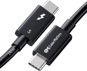 Cable Matters Thunderbolt 5 Kabel, 240W, schwarz, 0.3m (verschiedene Markenbezeichnungen)