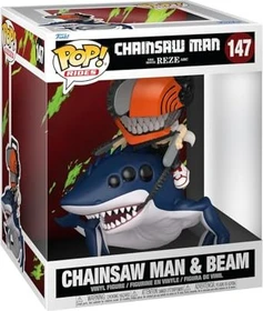 FunKo Pop! Rides - Chainsaw Man - Deluxe Chainsaw Man & Beam